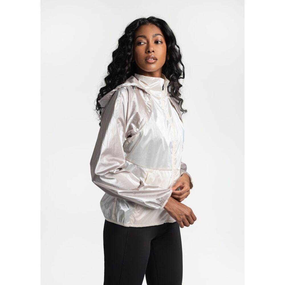 NWT LOLE Sprint Jacket Sz XS Two Tone Gardenia - Picture 3 of 14